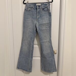 Denim Forum Light Blue Wide Leg Jeans